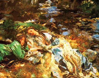 John Singer Sargent The Brook Spain oil painting art